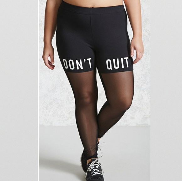 Forever 21 Pants - Forever 21 Plus Athletic Knit Leggings